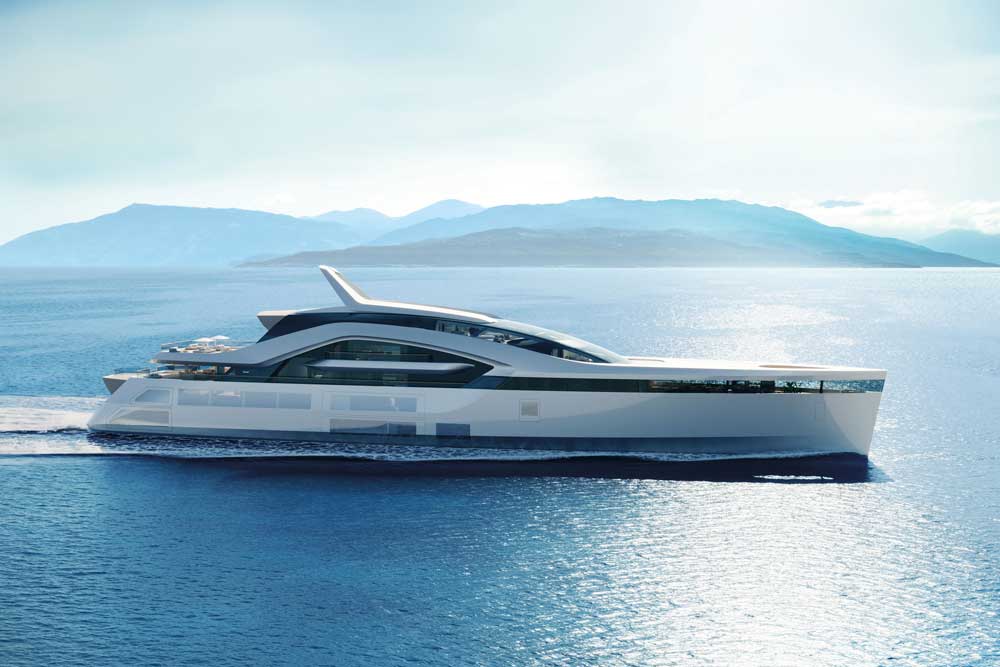 Das neue „Hive“-Konzept wurde auf der diesjährigen MYS erstmals vorgestellt (© Feadship)