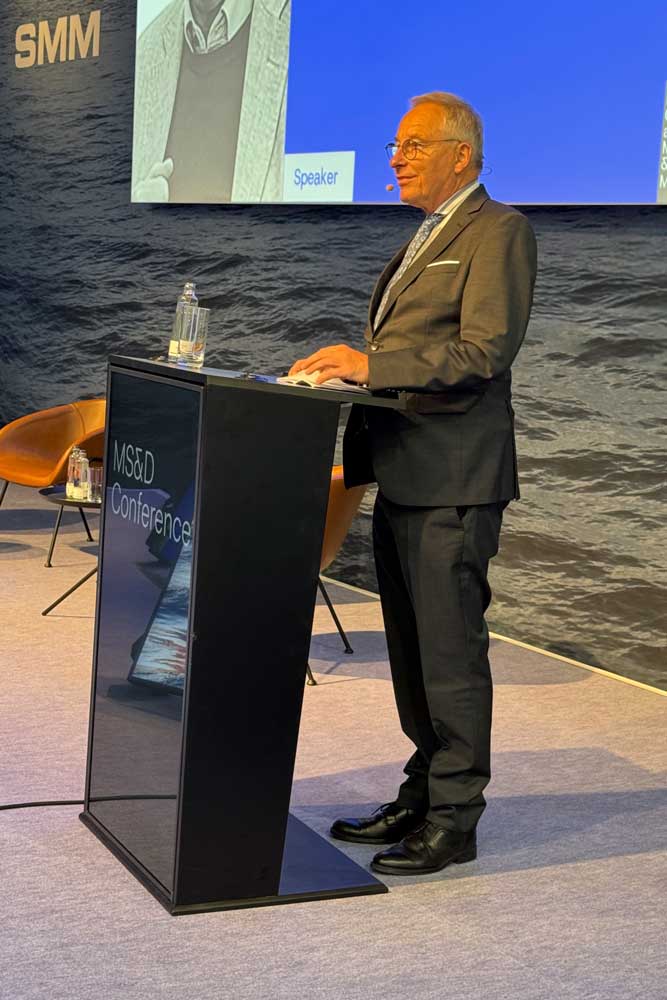 Karsten Schneider, Präsident des Deutschen Maritimen Instituts (DMI)