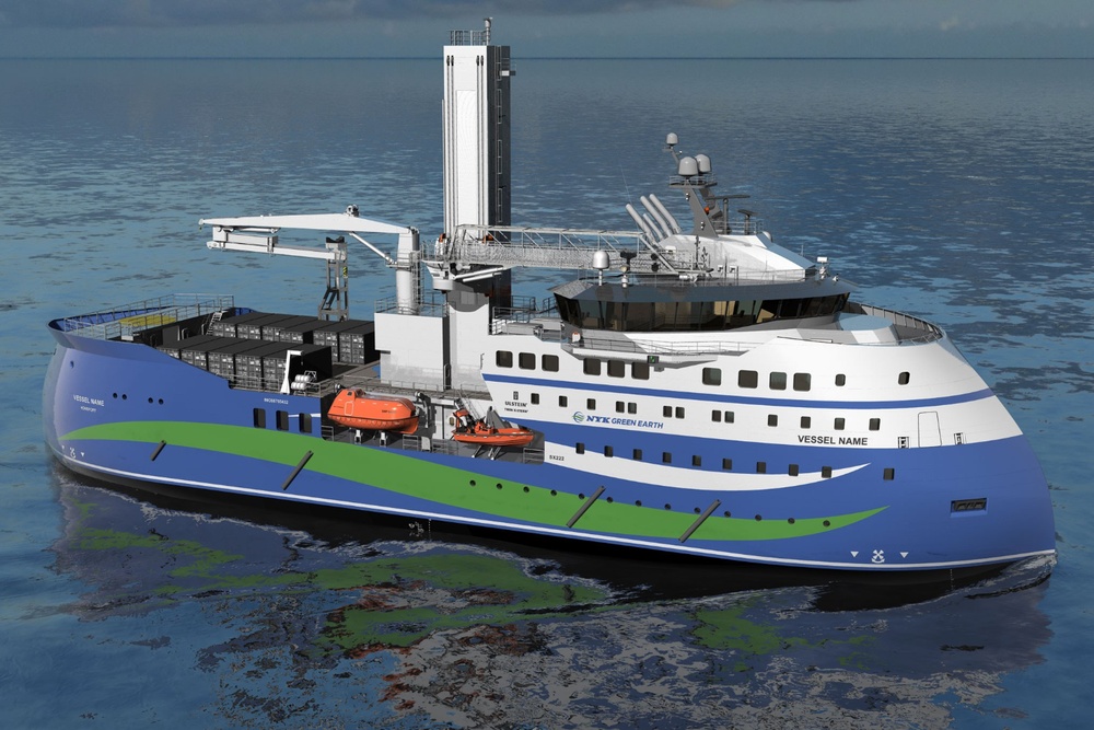 Das für NYK Line geplante SOV vom Typ ULSTEIN SX222 soll für Methanol- und vollelektrischen Betrieb vorbereitet werden (© Ulstein)