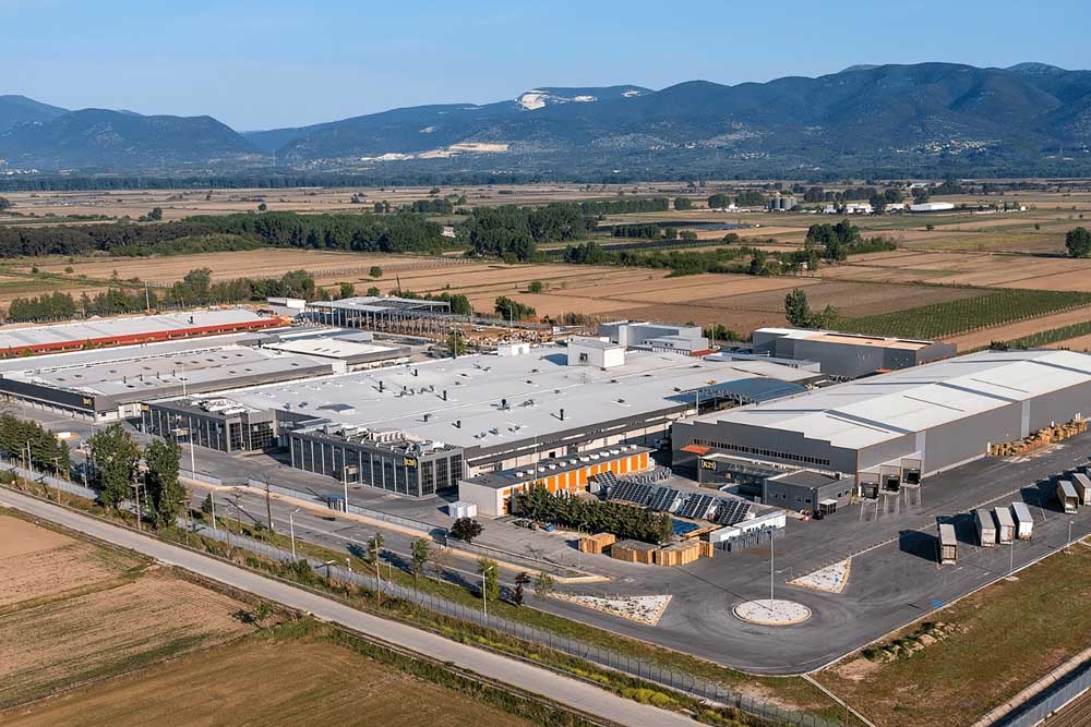 Industriekomplex der Sunlight Group in Xanthi, Nordgriechenland