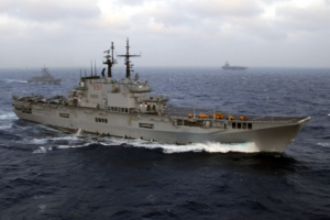 Die „Giuseppe Garibaldi“ im Atlantik im Jahr 2004. Der Flugzeugträger soll für die indonesische Marine modernisiert werden.
