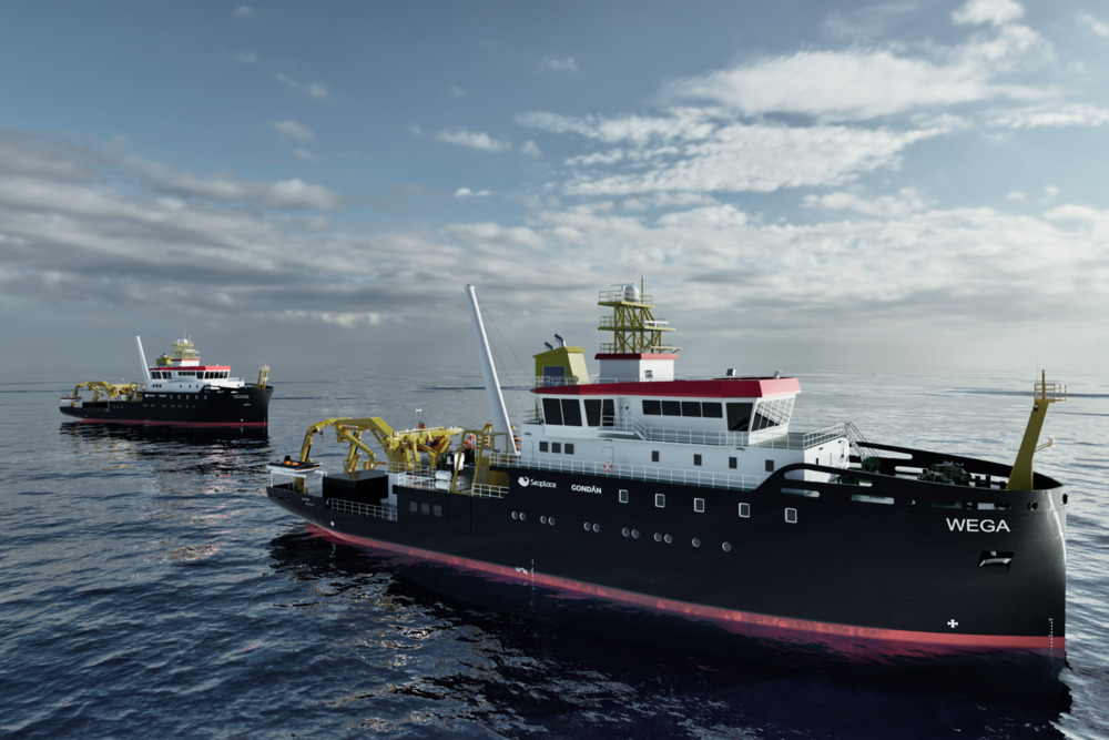 Die beiden neuen Forschungs- und Vermessungsschiffe für das BSH erhalten integrierte Manövriersysteme von Becker Marine Systems. © Gondan Shipyard/Seaplace)