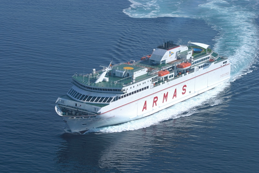 Die "Volcán de Tamasite" soll ab Mitte November als dritte DFDS-Fähre zwischen Algeciras und Tanger Med verkehren (© DFDS)