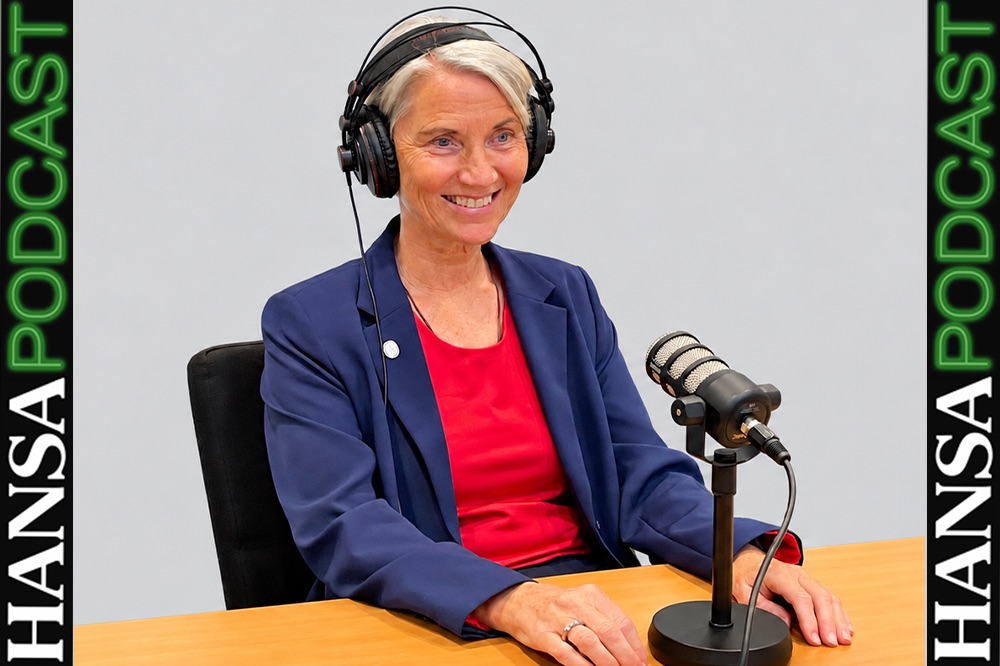 Ramona Zettelmaier zu Gast beim HANSA Podcast (© Meyer)
